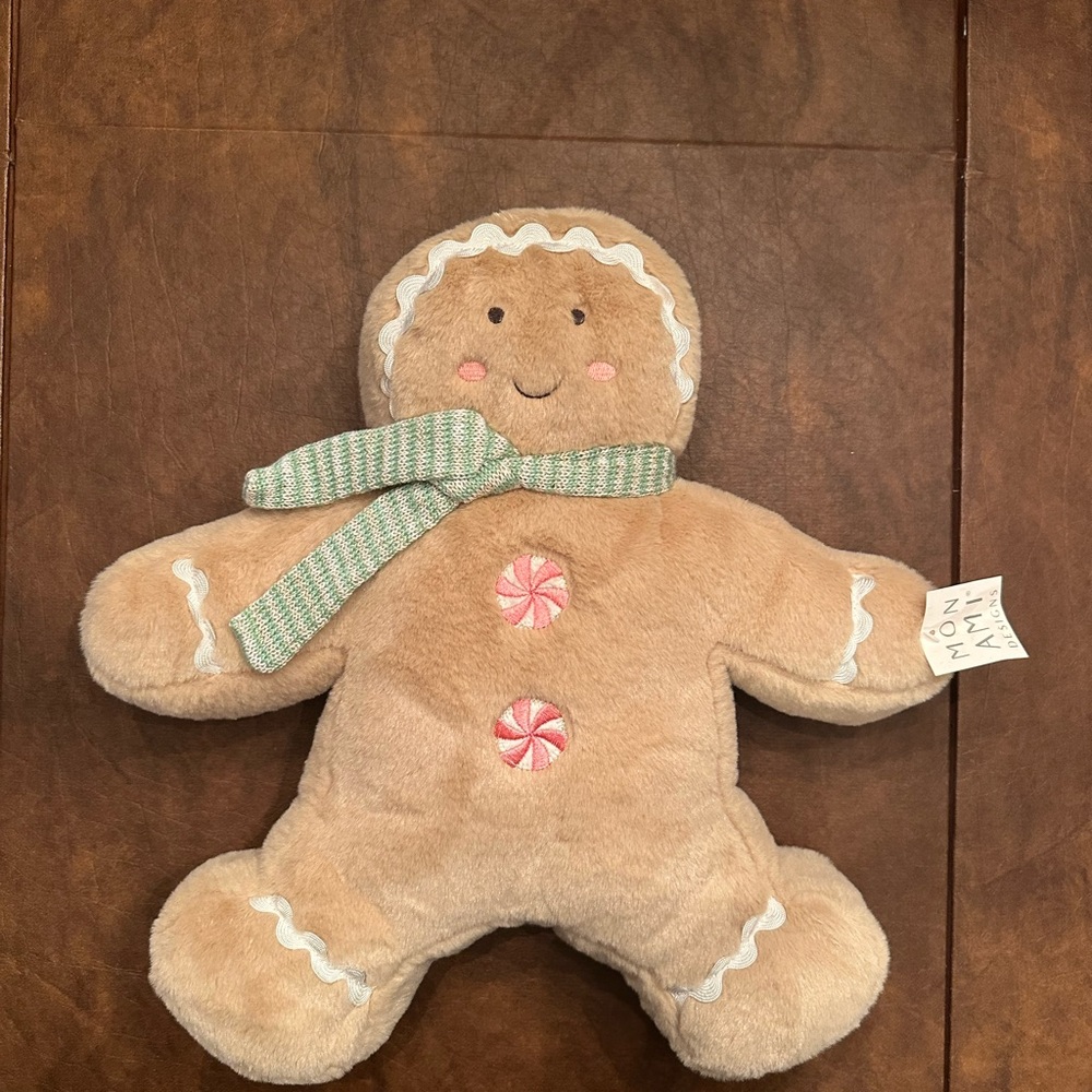 Mon Ami Gingerbread Roly Poly Plush - Picture 2 of 4